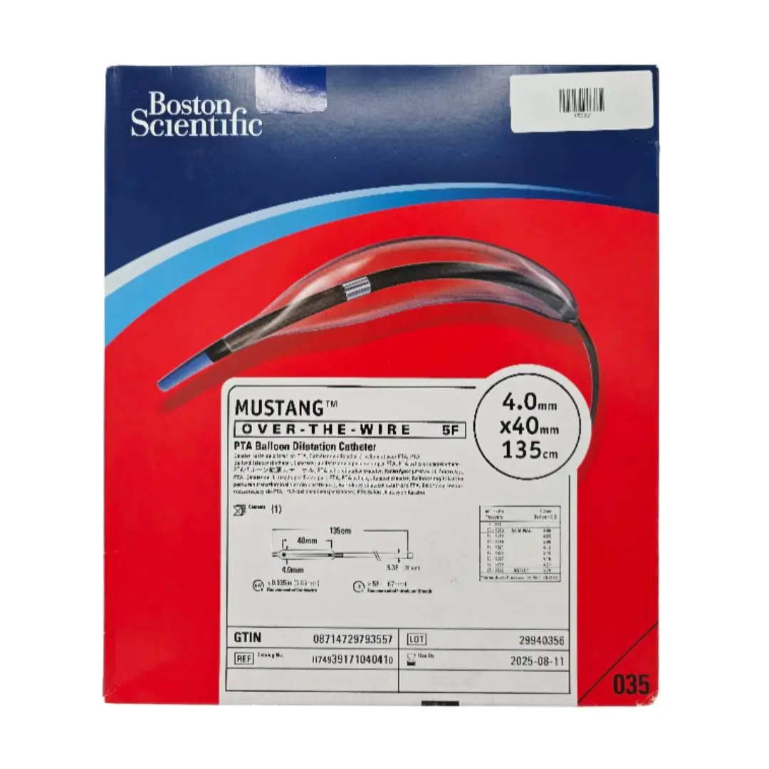 Boston Scientific H74939171040410 Mustang OVER-THE-WIRE 5F 4.0mm x 40mm x 135cm PTA Balloon Dilatation Catheter
