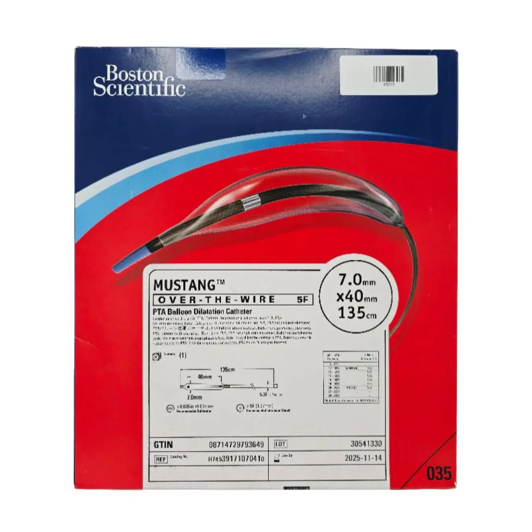 Boston Scientific H74939171070410 Mustang OVER-THE-WIRE 5F 7.0mm x 40mm x 135cm PTA Balloon Dilatation Catheter