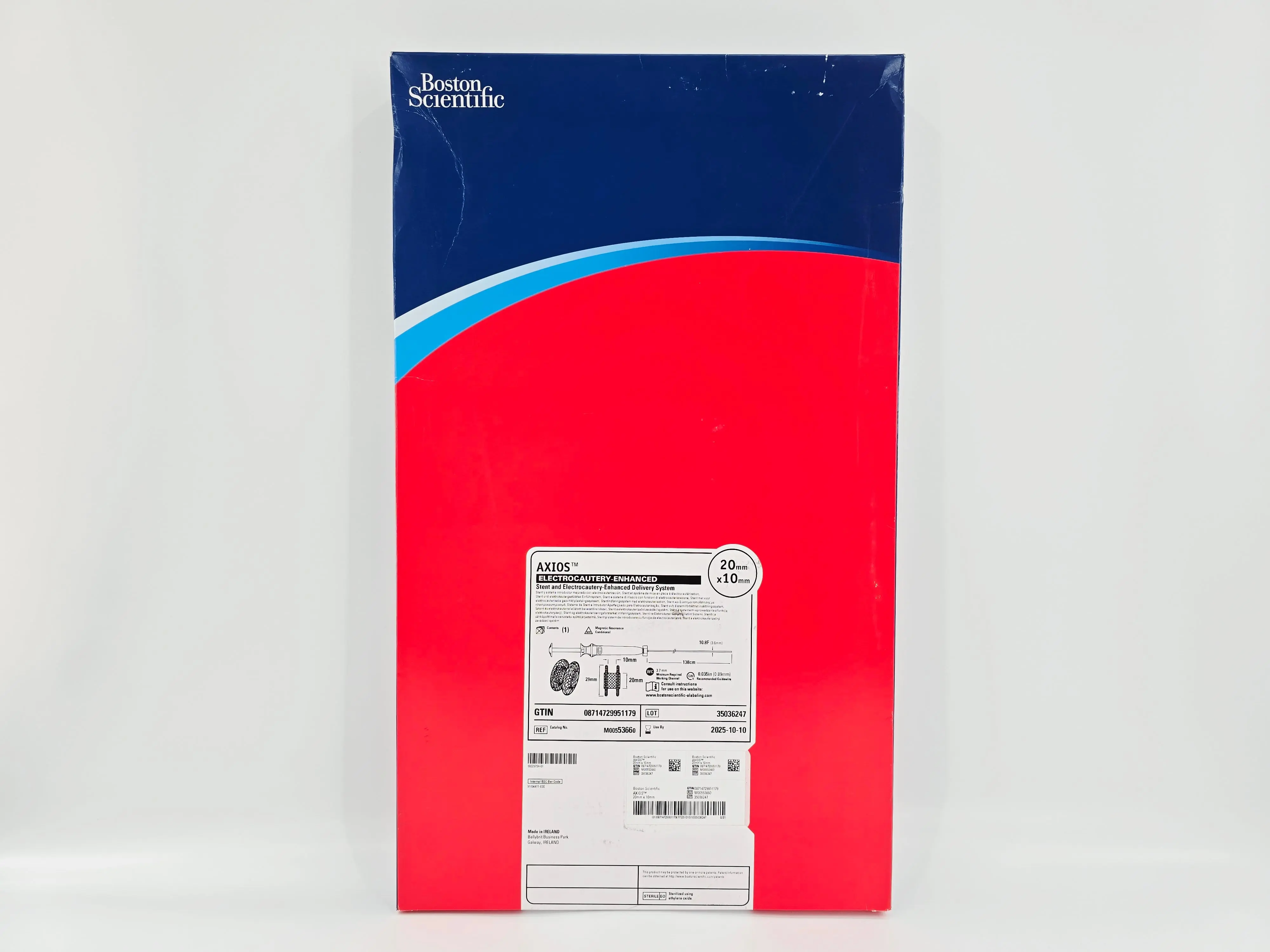 Boston Scientific M00553660 AXIOS Stent and Electrcautery-Enhanced Delivery System 20mm x 10mm - Image 2