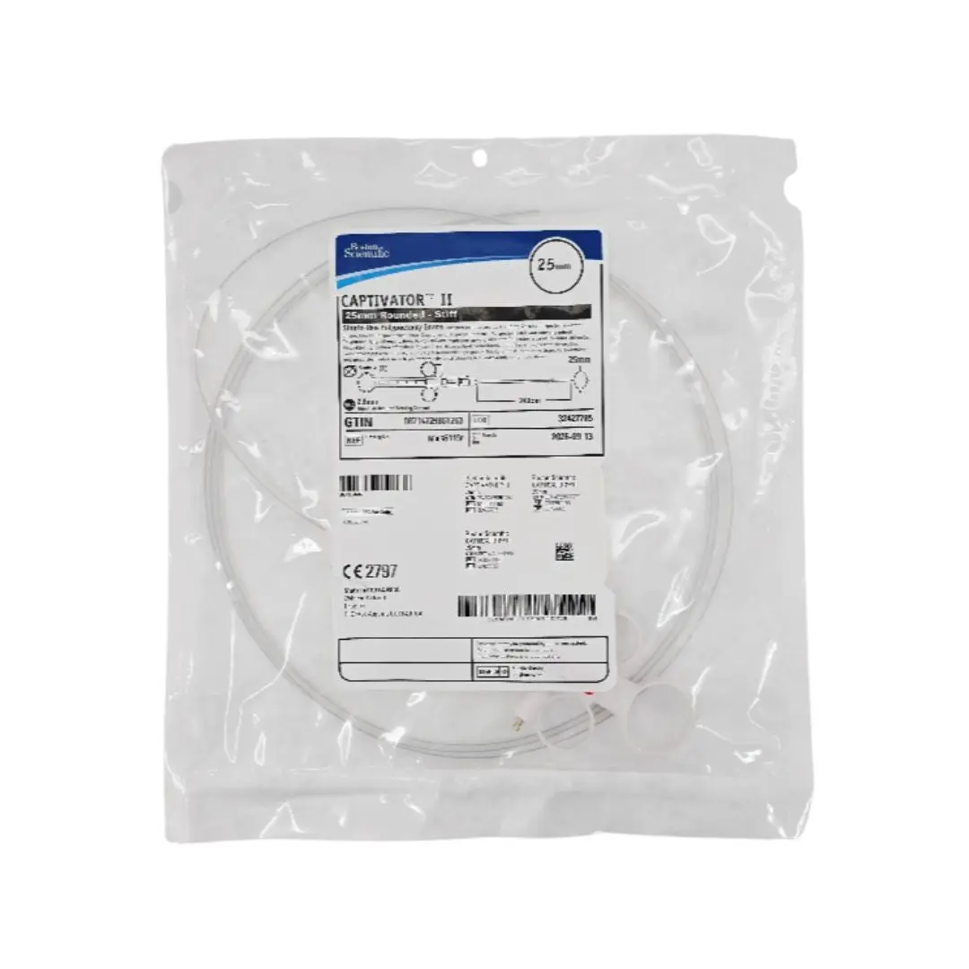 Boston Scientific M00561190 CAPTIVATOR II Single-Use Polypectomy Snare 25mm Rounded Stiff 1/EA