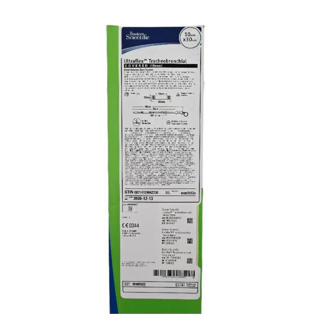Boston Scientific M00576530 Ultraflex Tracheobronchial Distal Release Stent System 10mm x 30mm Covered 15mm 1/EA
