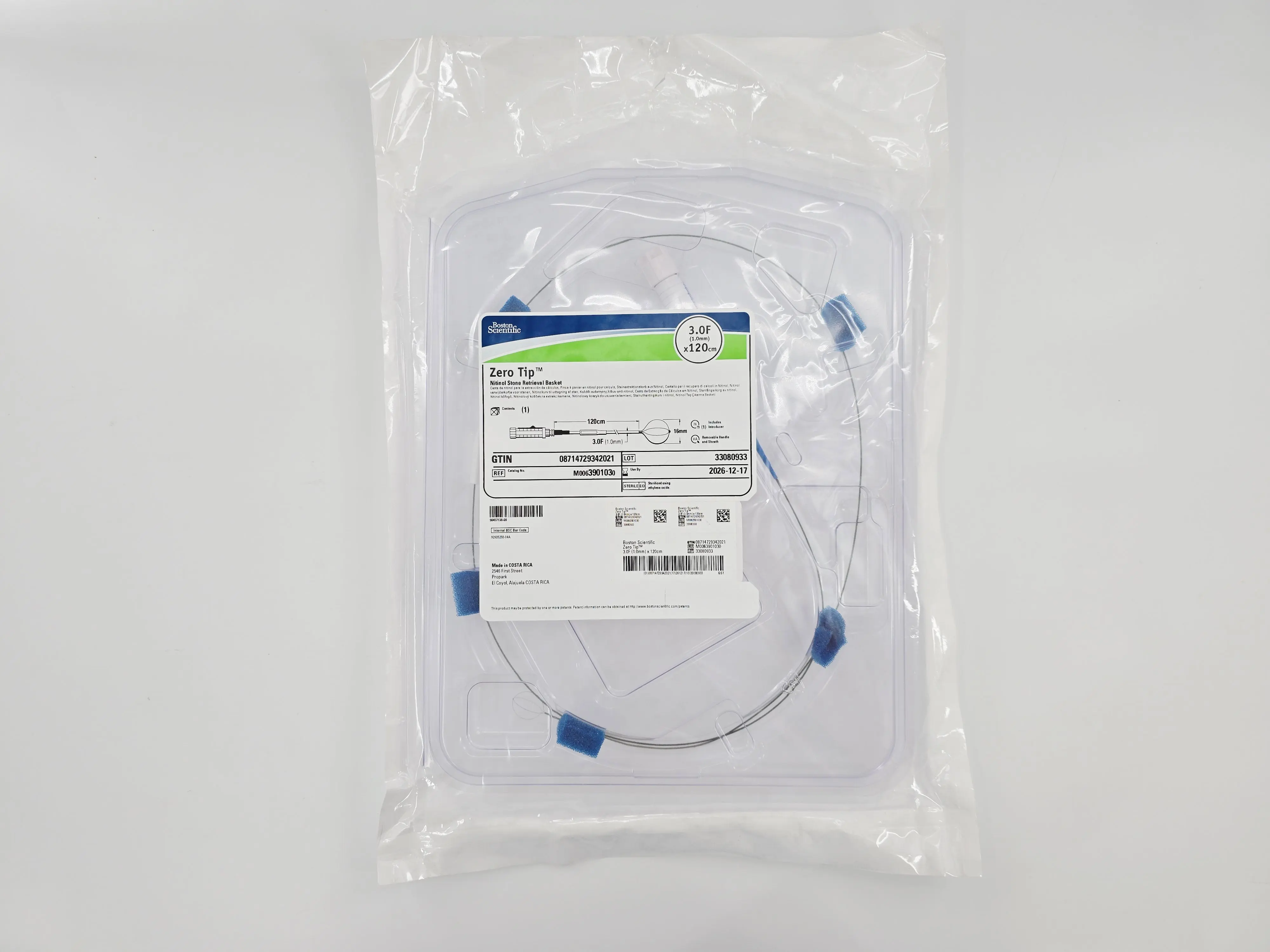 Boston Scientific M0063901030 Zero Tip Nitinol Stone Retrieval Basket 3.0F x 120cm - Image 2