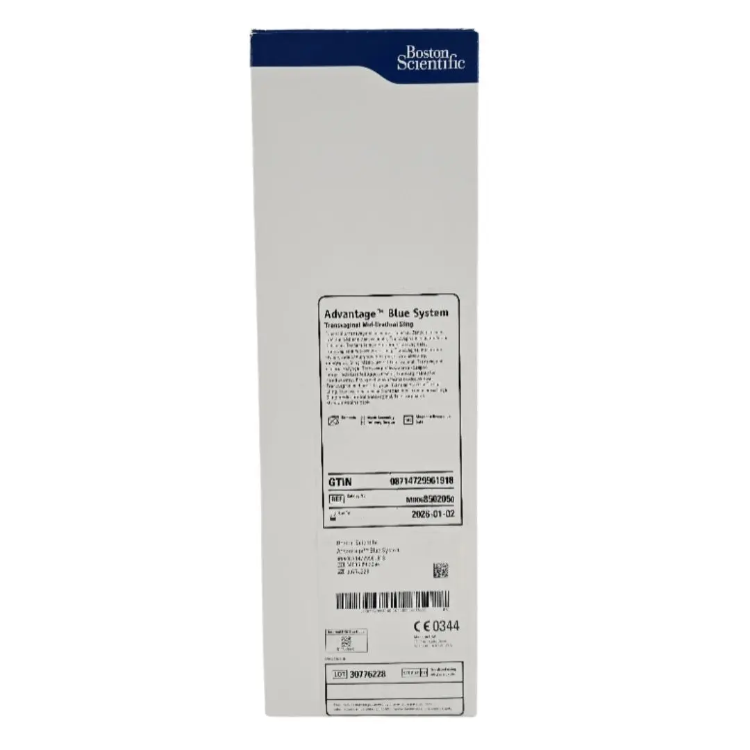 Boston Scientific M0068502050 Advantage Blue System Transvaginal Mid-Urethral Sling