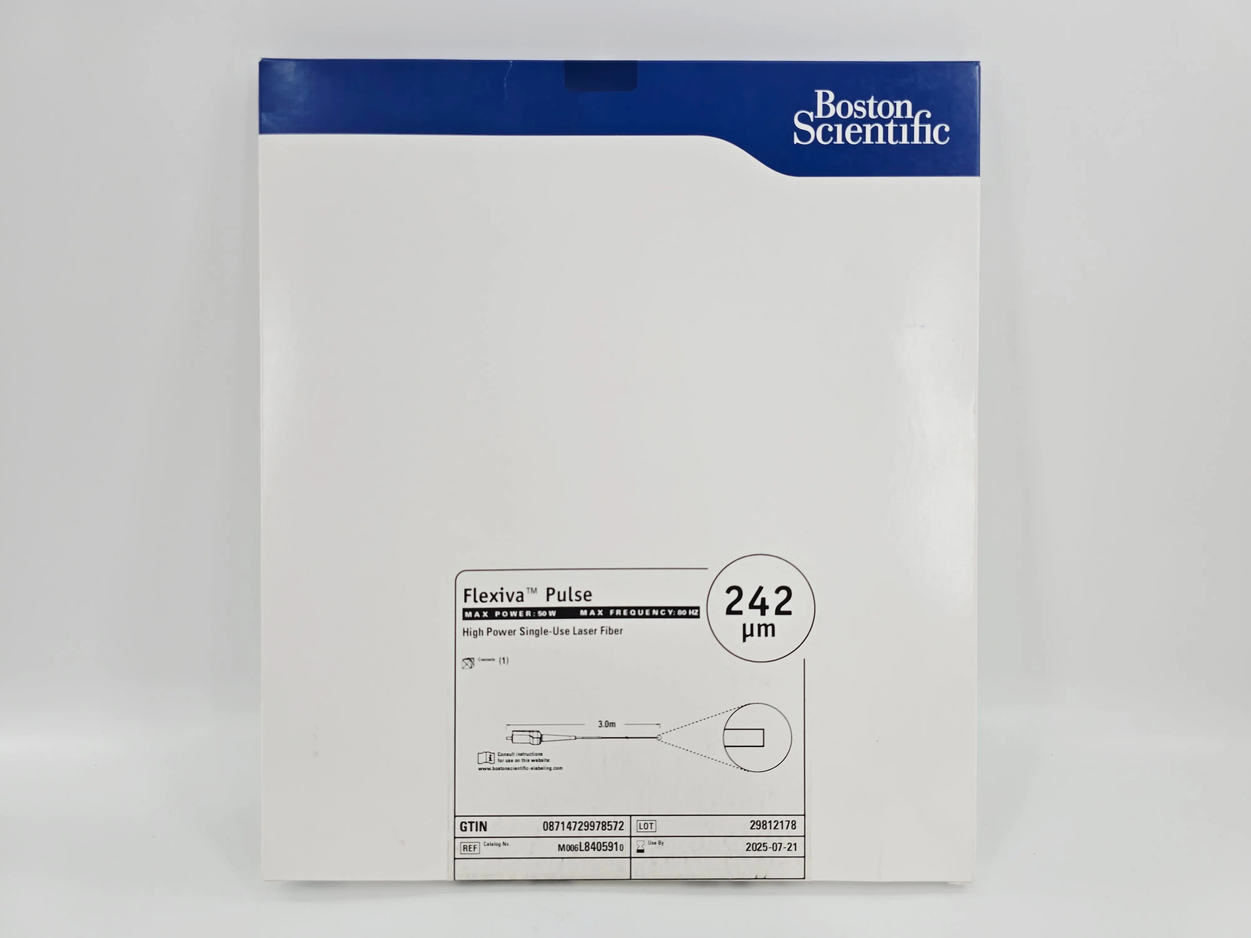 Boston Scientific M006L8405910 Flexiva Pulse High Power Single-Use Laser Fiber 242 - Image 2