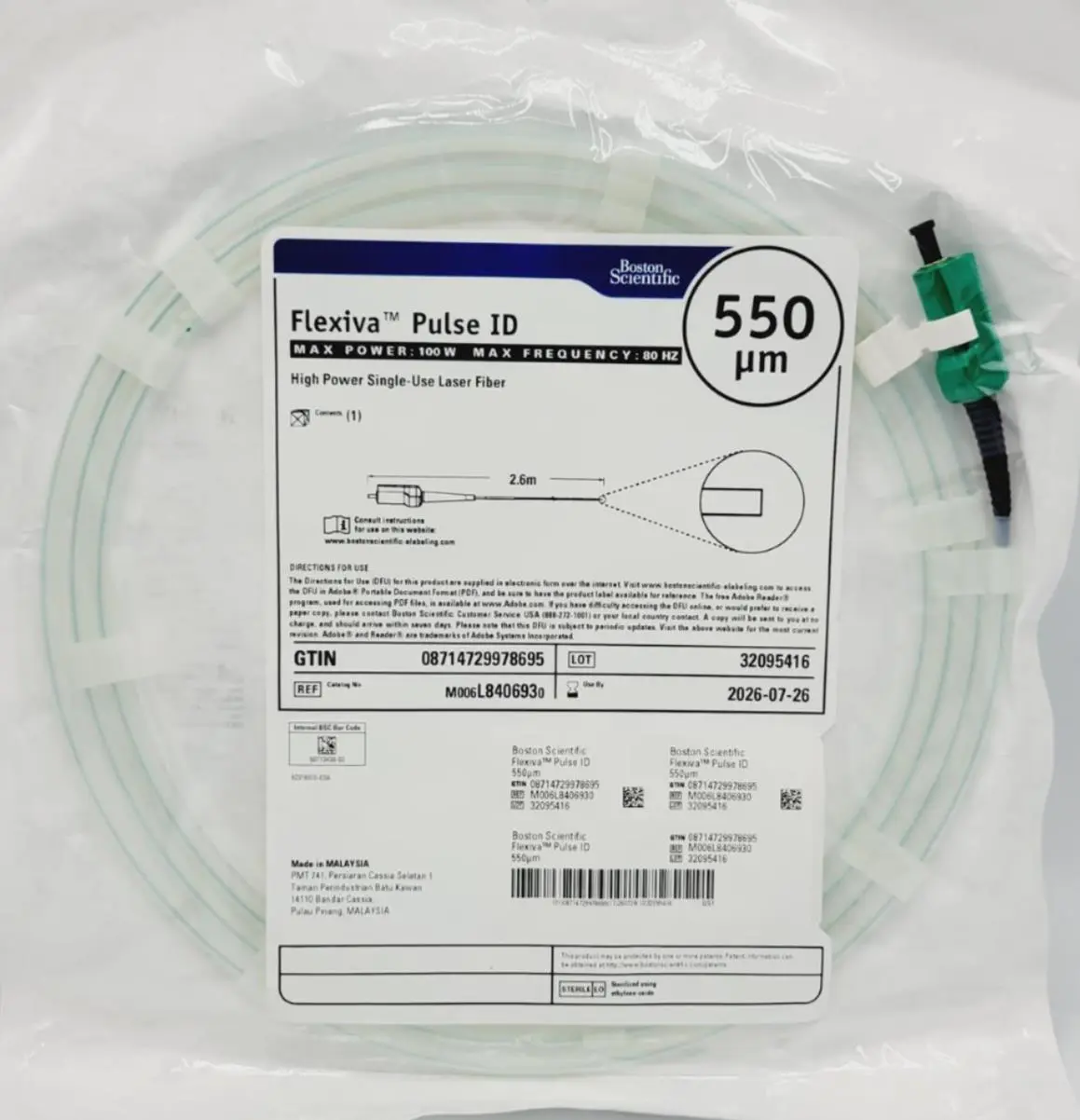 Boston Scientific M006L8406930 Flexiva Pulse Laser Fiber High Power - Image 3