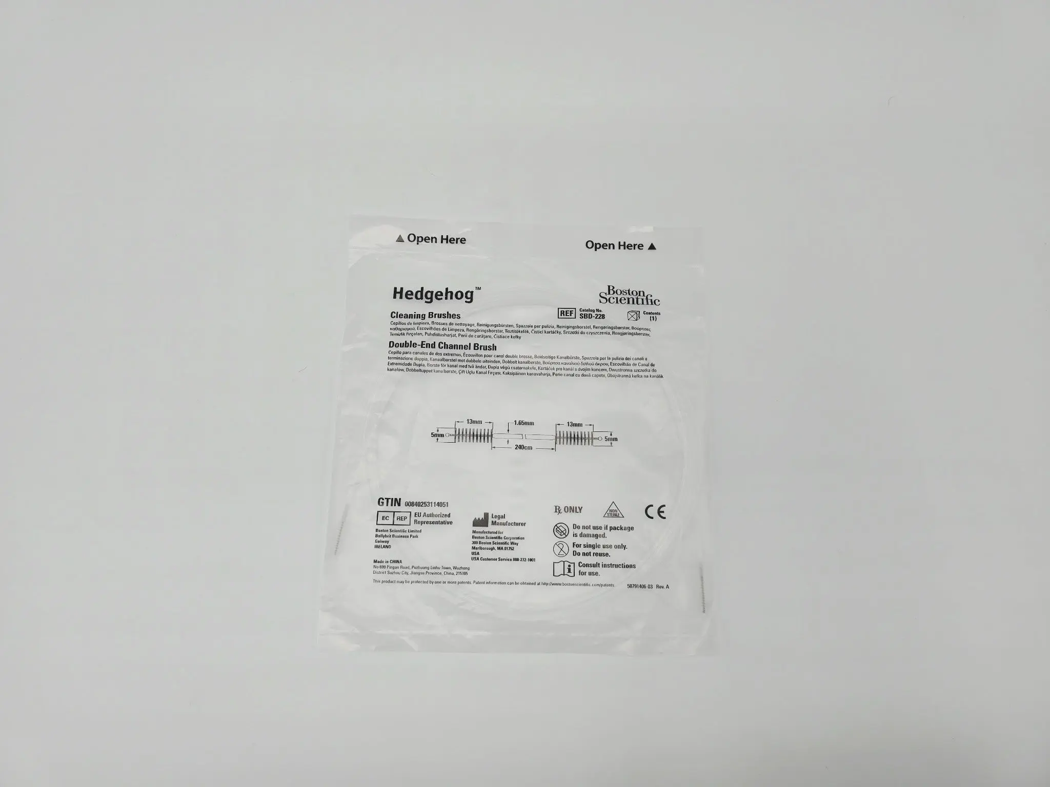 Boston Scientific SBD-228 Channel Cleaning Brush Medical Reprocessing Accessory - Image 2