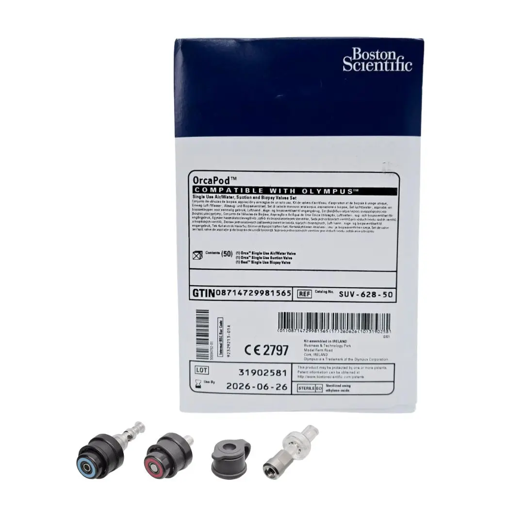 Boston Scientific SUV-628-50 OrcaPod Air/Water Suction and Biopsy Compatibile with Olympus BX/50