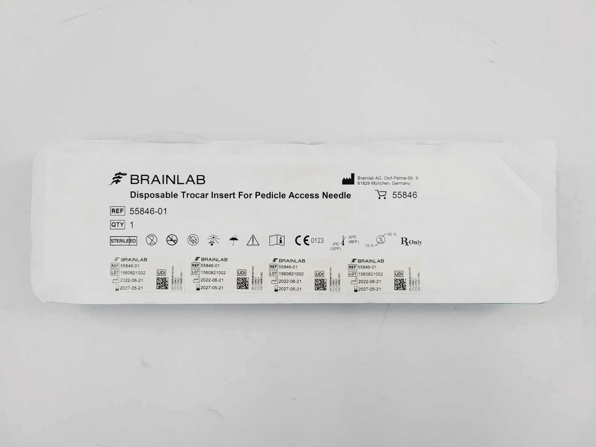 Brainlab 55846-01 Disposable Trocar Insert for Pedicle Access Needle - Image 2