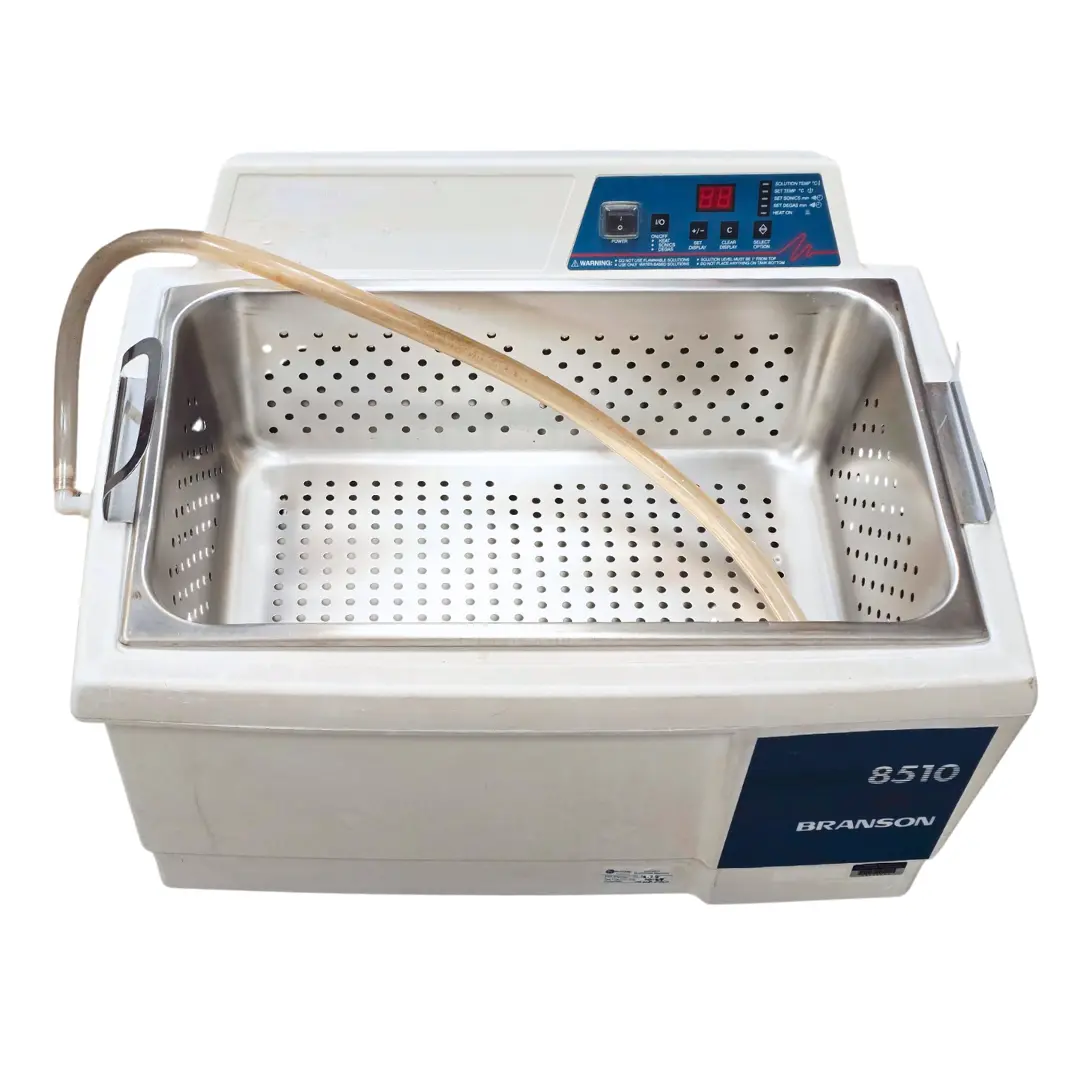 Branson 8510R-DTH Heated Ultrasonic Cleaner Digital Controls 20.8L Tank - Image 4