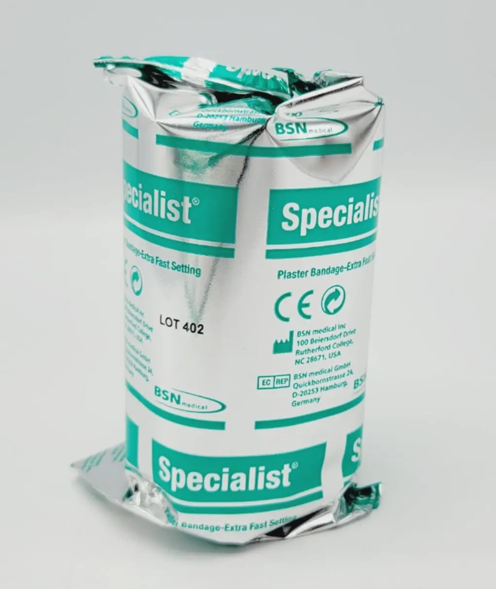 BSN Medical 7363 Specialist Plaster Bandages  X-Fast Setting 3" x 3yds 12 Rolls - Image 4