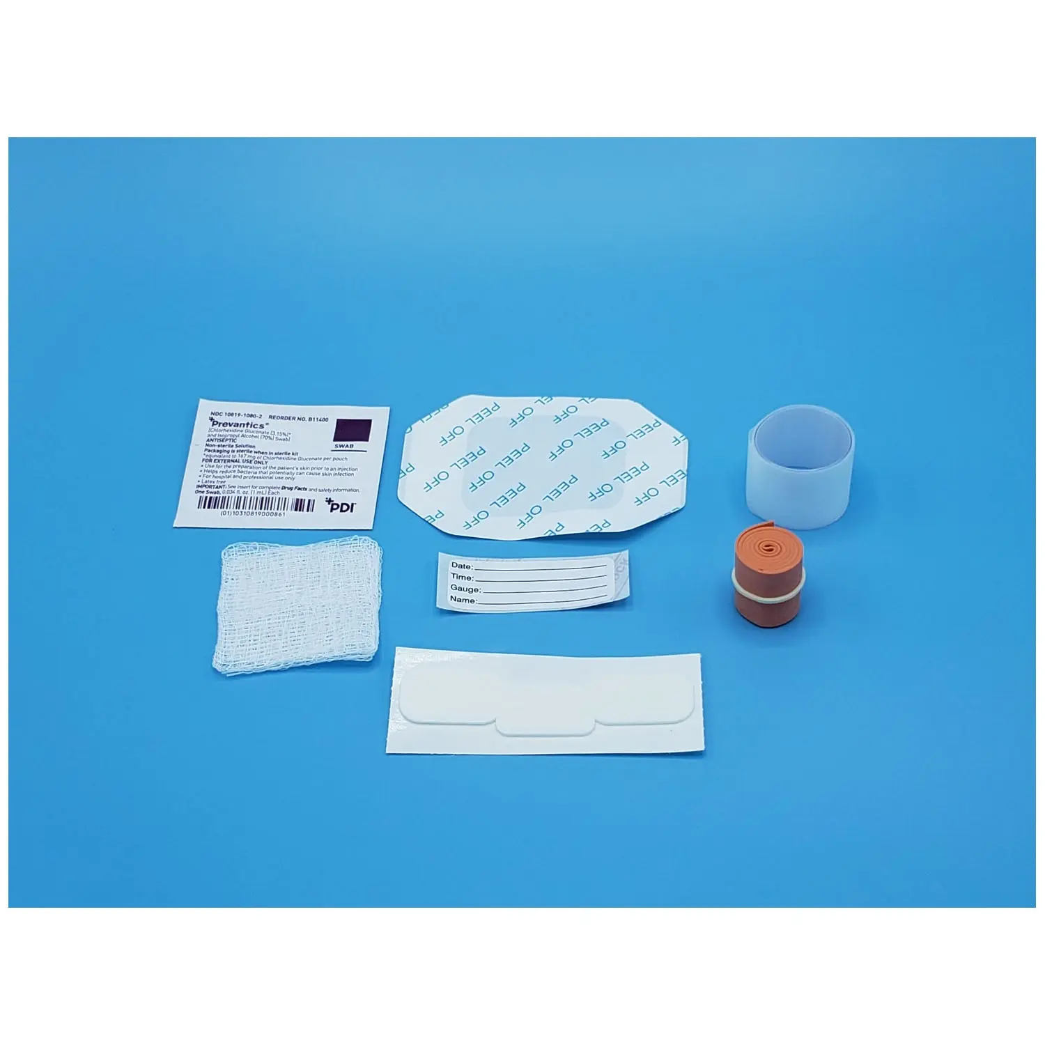 BUSSE 822 IV START KITS - IV Start Kit, Transparent Dressing & Securement, 50/cs (US Only)
