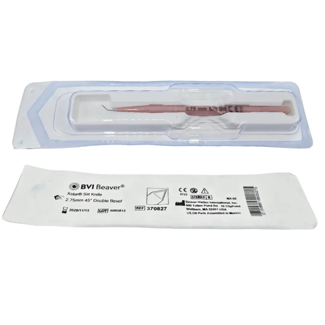 BVI 370827 Xstar Slit Knife 2.75mm 45 degrees Double Bevel 1/EA