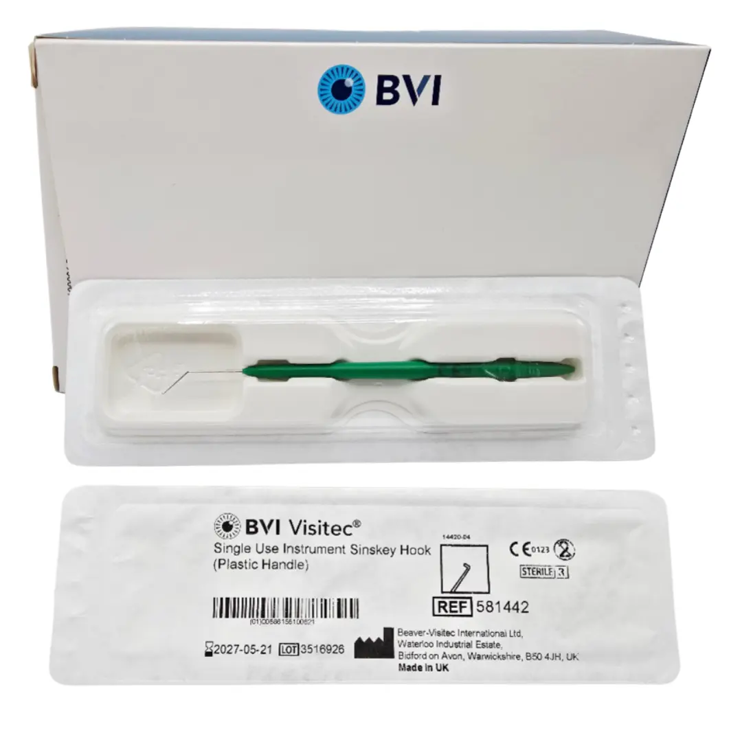 BVI Visitec 581442 Single Use Instrument Sinskey Hook Box/10