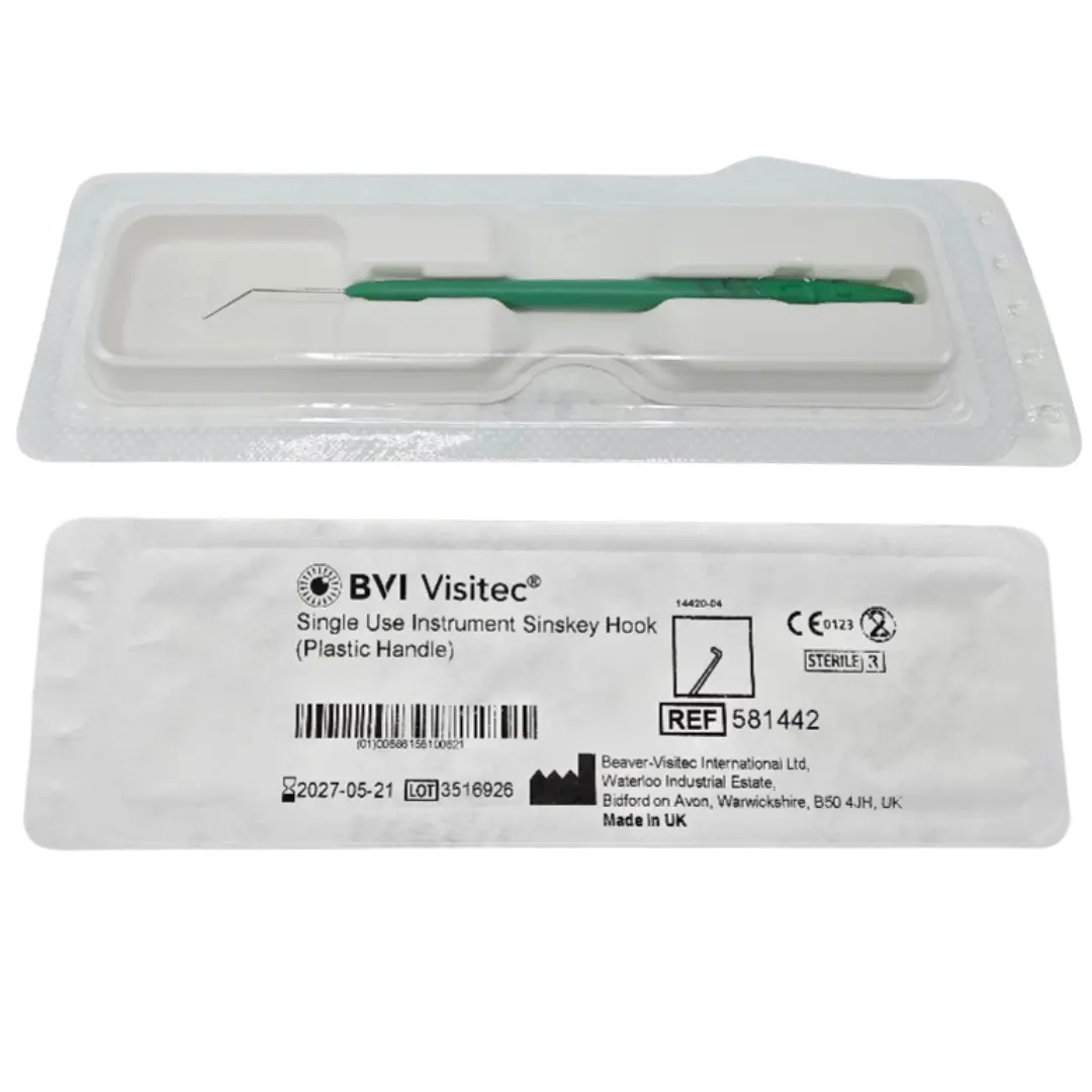 BVI Visitec 581442 Single Use Instrument Sinskey Hook 1/EA