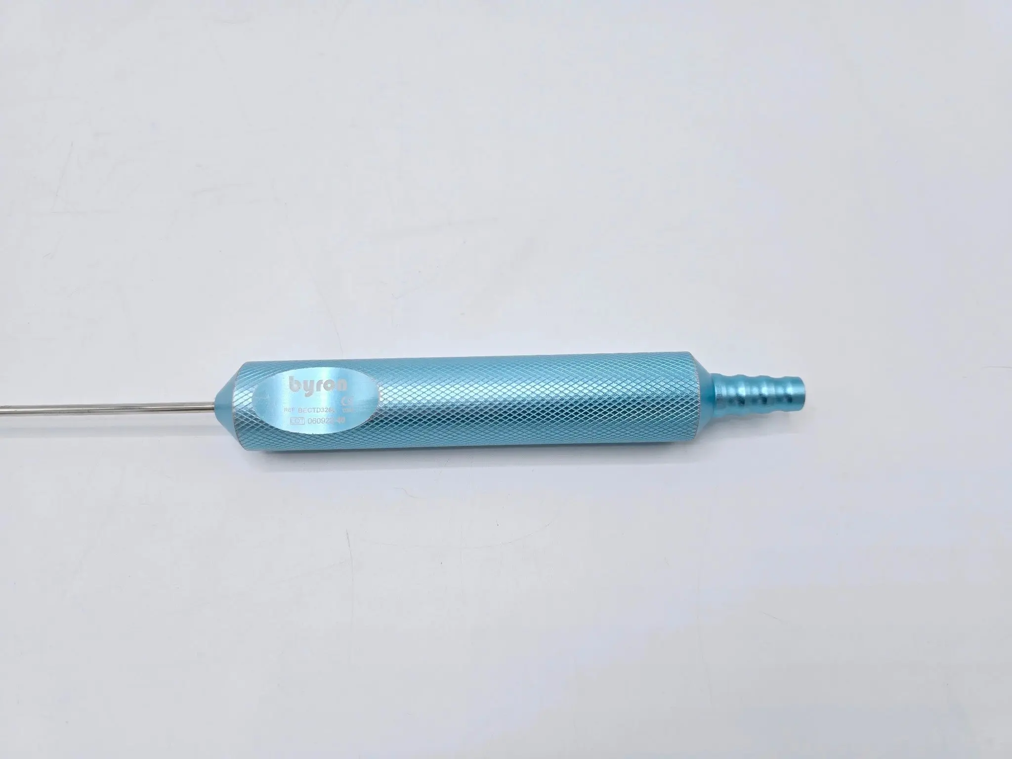 Byron BECTD326L 3mm x 26cm Becker Tear Drop Large Handle Liposuction Cannula 16-3/4" - Image 3