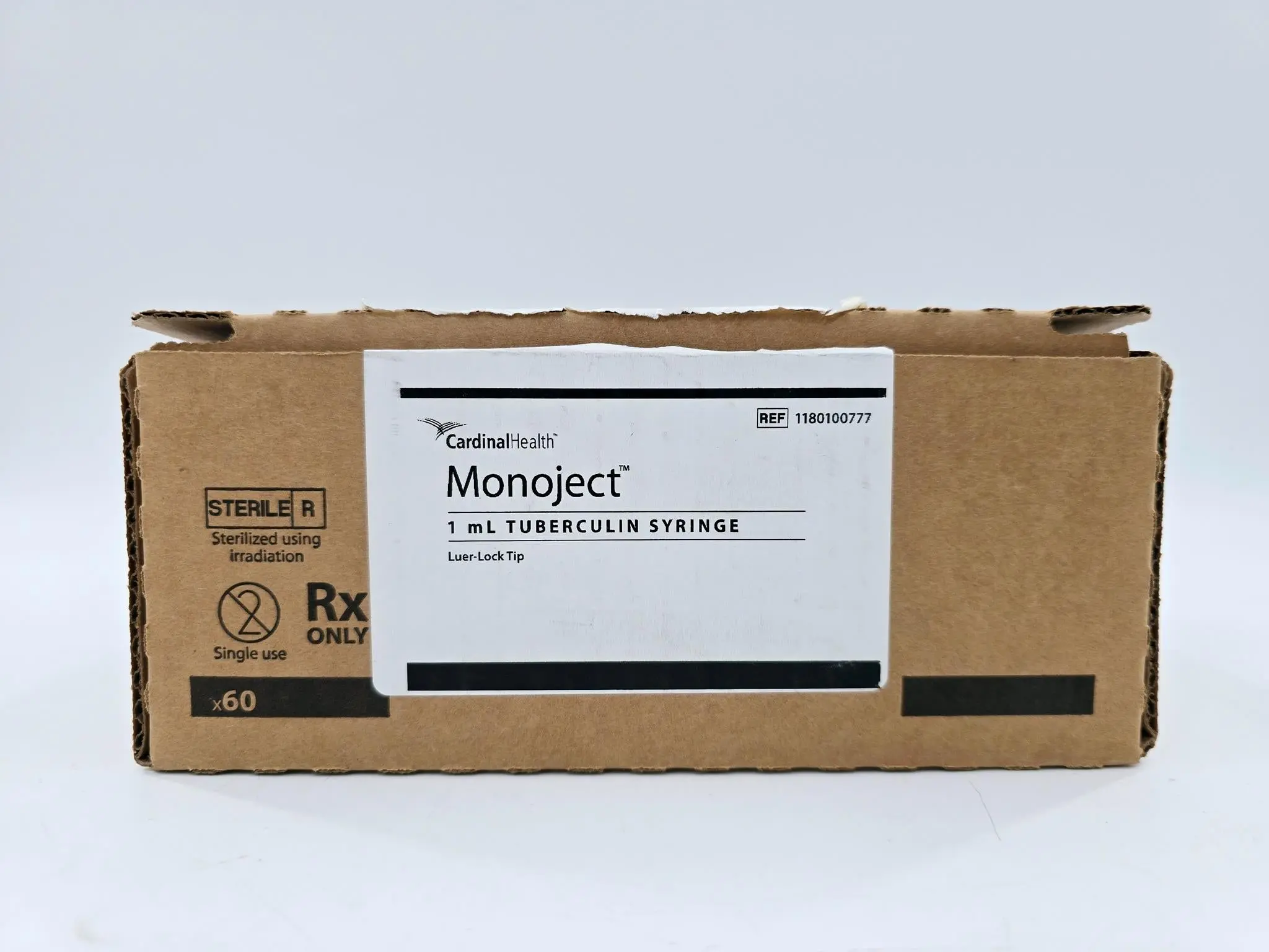 Cardinal Health 1180100777 Monoject 1mL Tuberculin Syringe Luer-Lock Box of 60 - Image 4