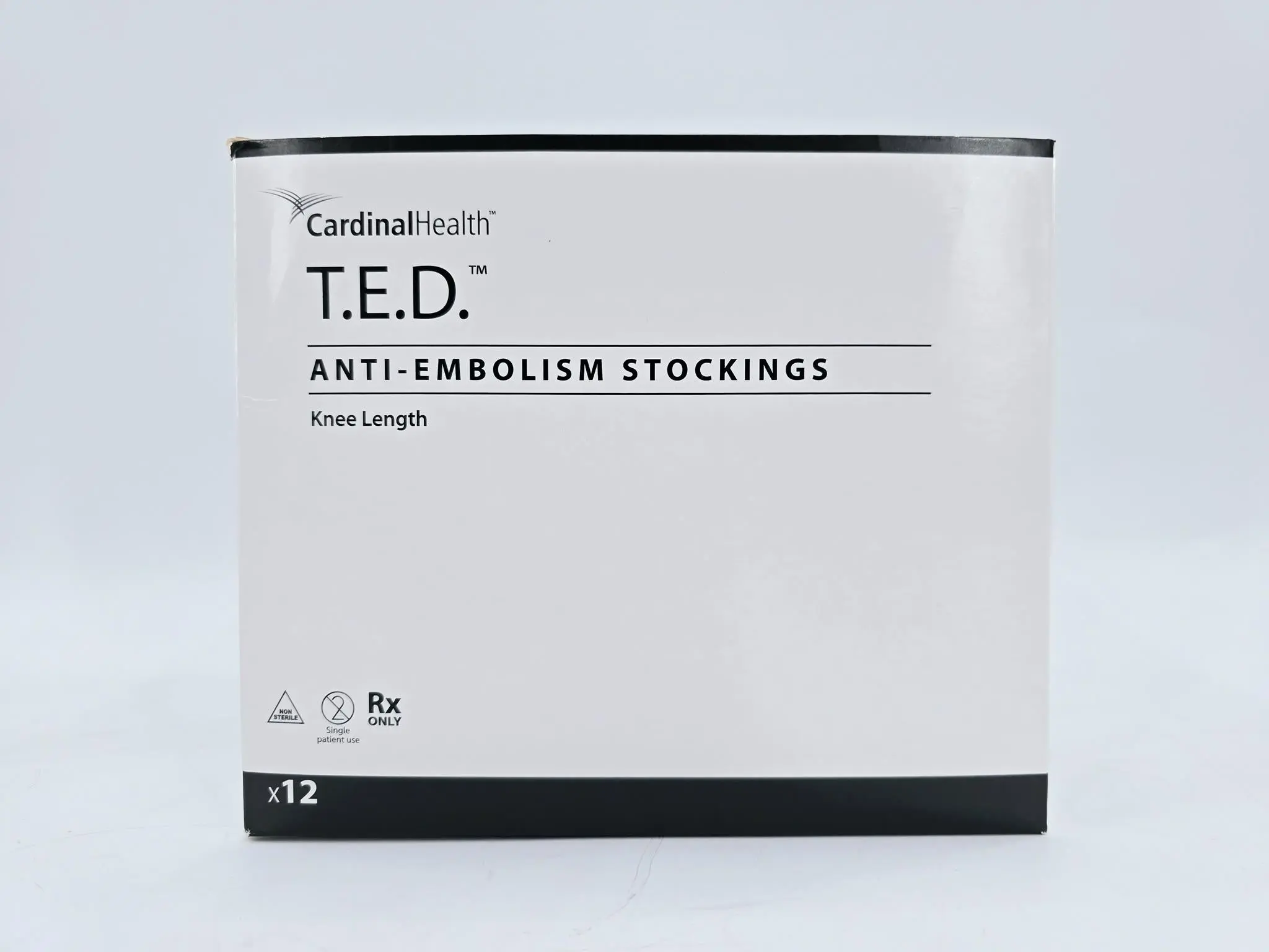 Cardinal Health 7071 T.E.D Anti-Embolism Stockings Knee Length Small-Regular Size A- Pair 12/BX - Image 2