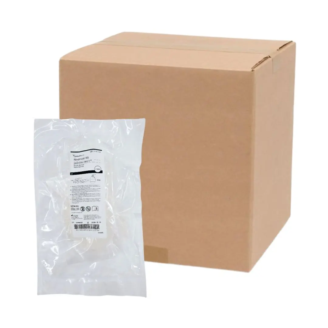 Cardinal Health SU130-1348 Jackson-Pratt Reservoir Kit Silicone Flat Drain 100mL Reservoir 10/CS