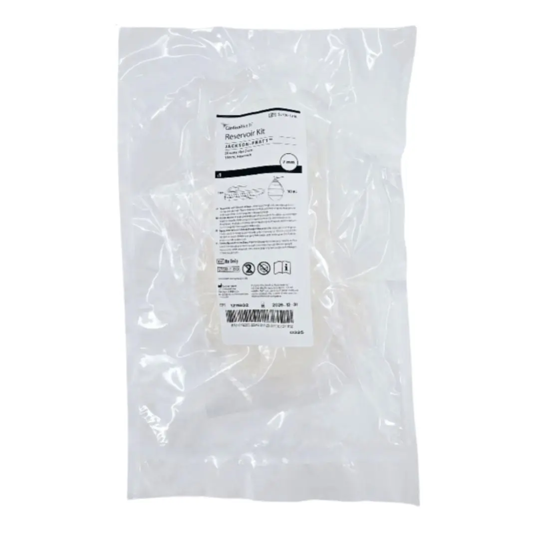 Cardinal Health SU130-1348 Jackson-Pratt Reservoir Kit Silicone Flat Drain 100mL Reservoir 10/CS - Image 2