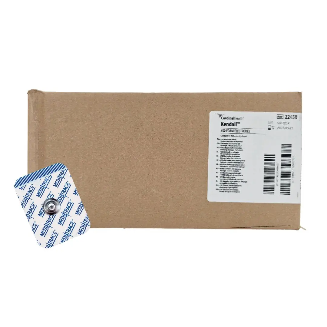 Cardinal Health 22450 Kendall 450 Foam Electrodes Conductive Adhesive Hydrogel CS/1000
