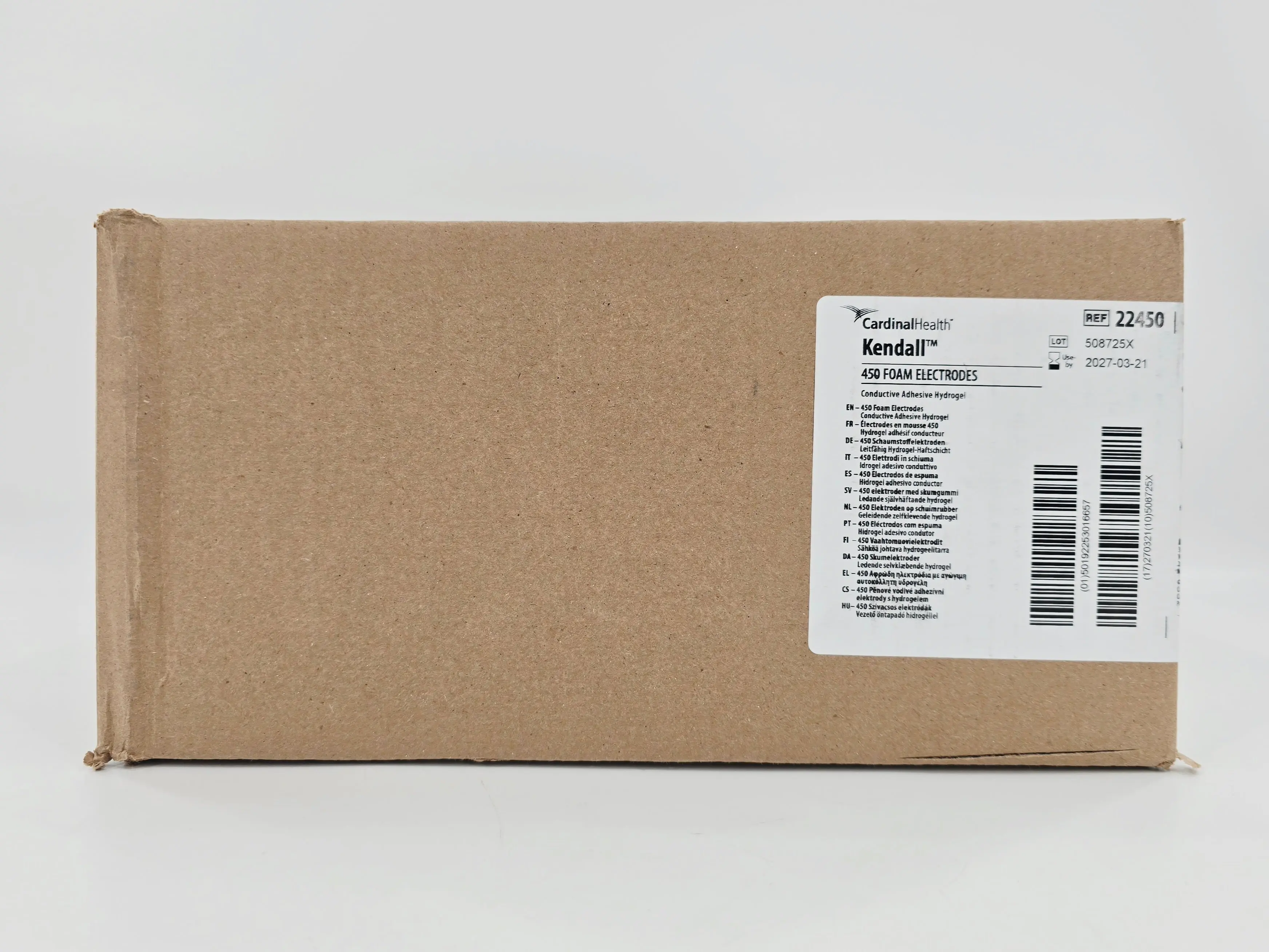 Cardinal Health 22450 Kendall 450 Foam Electrodes Conductive Adhesive Hydrogel CS/1000 - Image 2