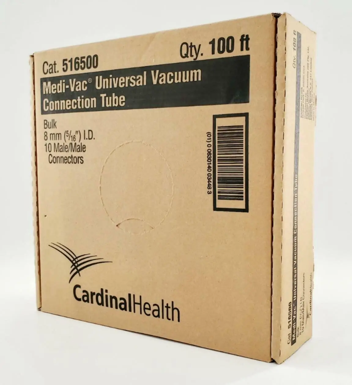 Cardinal Health 516500 Medi-Vac Universal 8mm Vacuum Connecting Tube 100Ft - Image 3