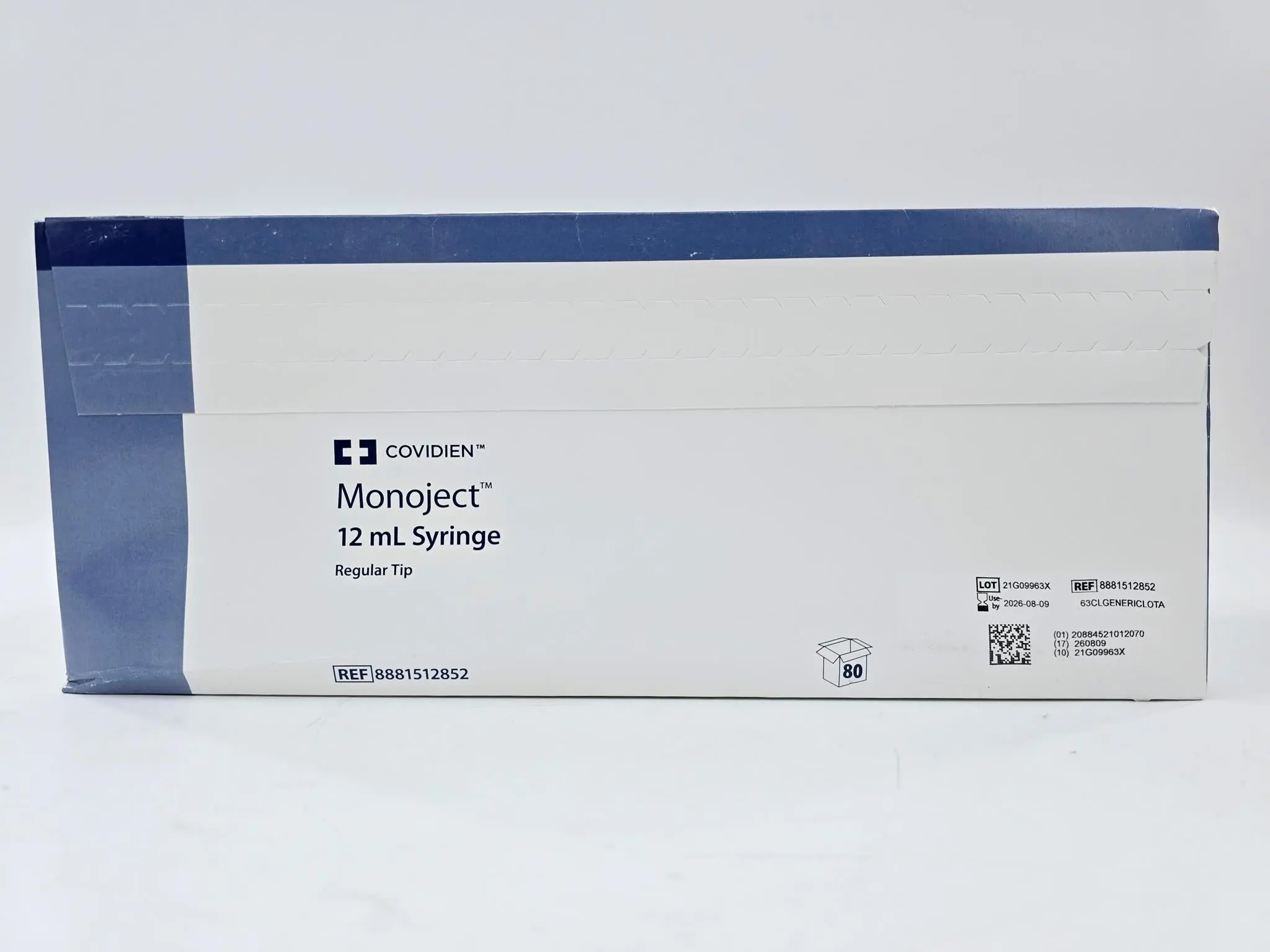 Cardinal Health 8881512852 Monoject 12mL Syringe Regular Tip Box Of 80 - Image 2