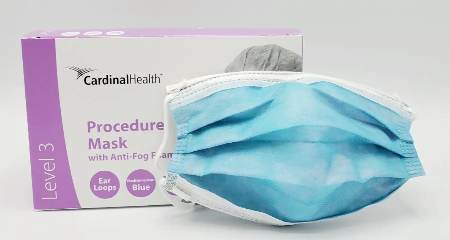 Cardinal Health AT74531 Level 3 Procedure Masks w/ Anti-Fog Foam Strip 300 Case - Image 3