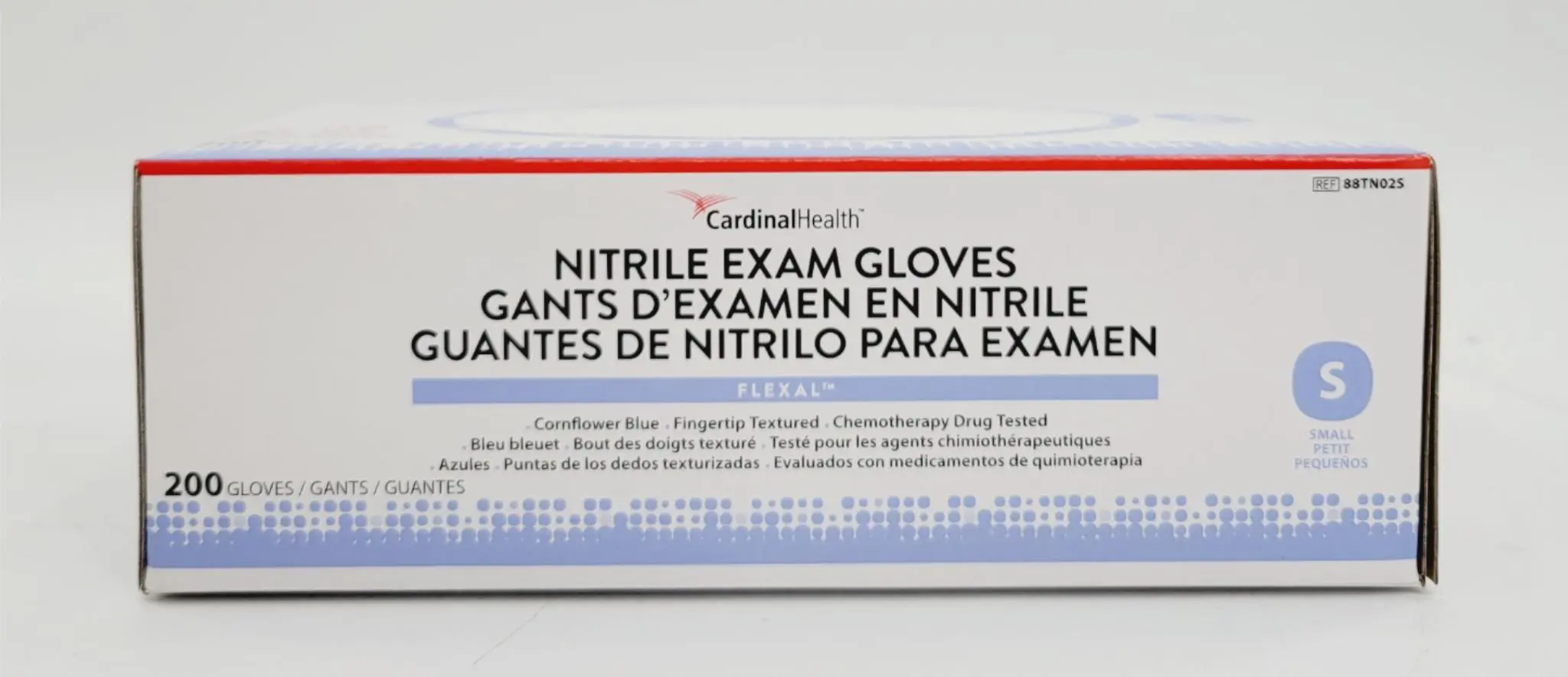 Cardinal Health Flexal Nitrile Exam Gloves 88TN02S Powder Free Small CS/2000 - Image 3