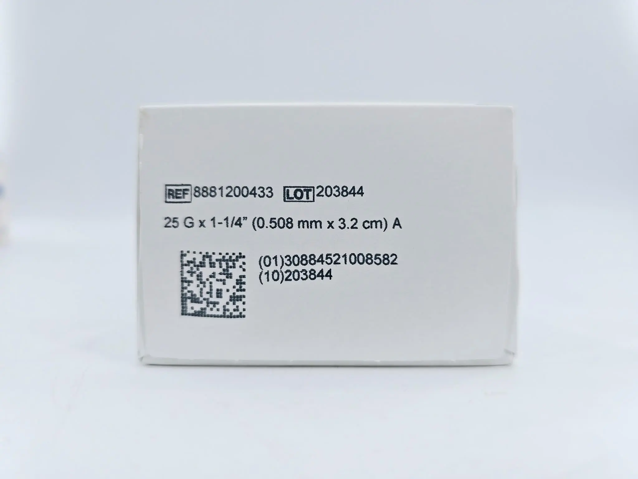 Cardinal Health 8881200433 Monoject 25G x 1-1/4" Standard Hypodermic Needle Aluminum Hub 100/BX - Image 2