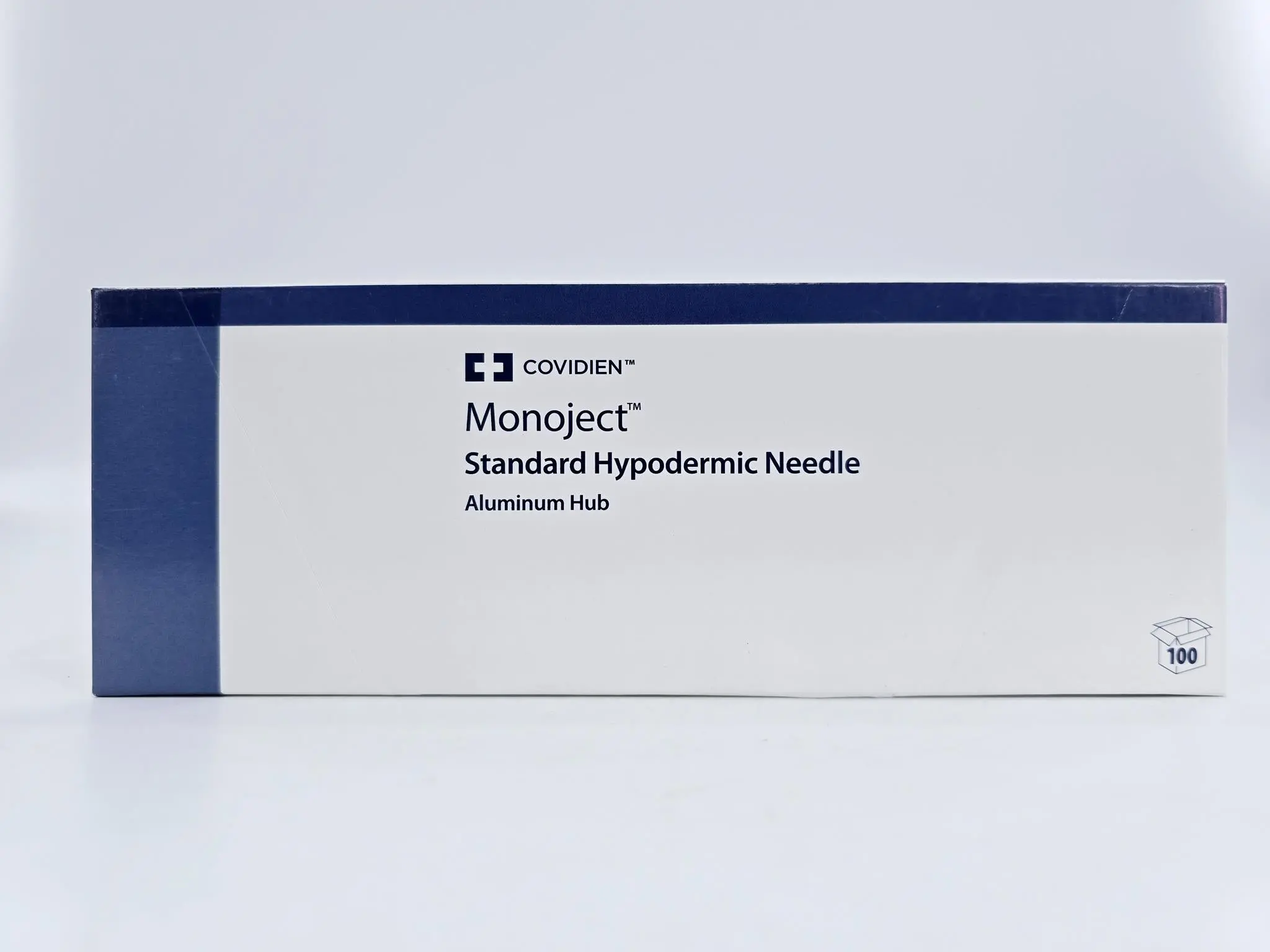 Cardinal Health 8881200433 Monoject 25G x 1-1/4" Standard Hypodermic Needle Aluminum Hub 100/BX - Image 3