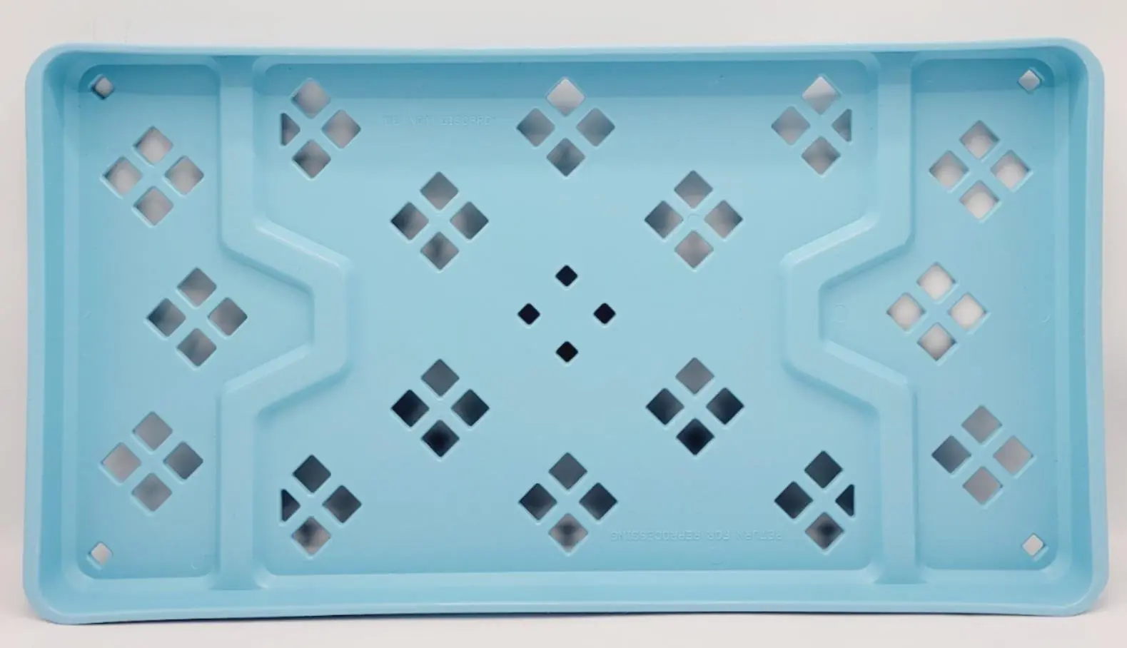Cardinal Health Instrument Transport Tray Large Blue 22-1/4" x 11-3/4" x 1-1/2" - Image 2