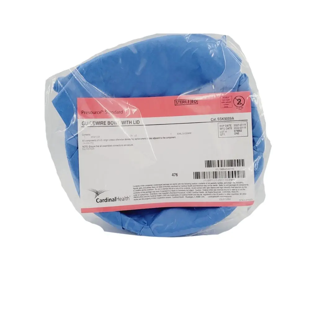 Cardinal Health SSK9009A Presource Standard Guidewire Bowl with Lid CS/20