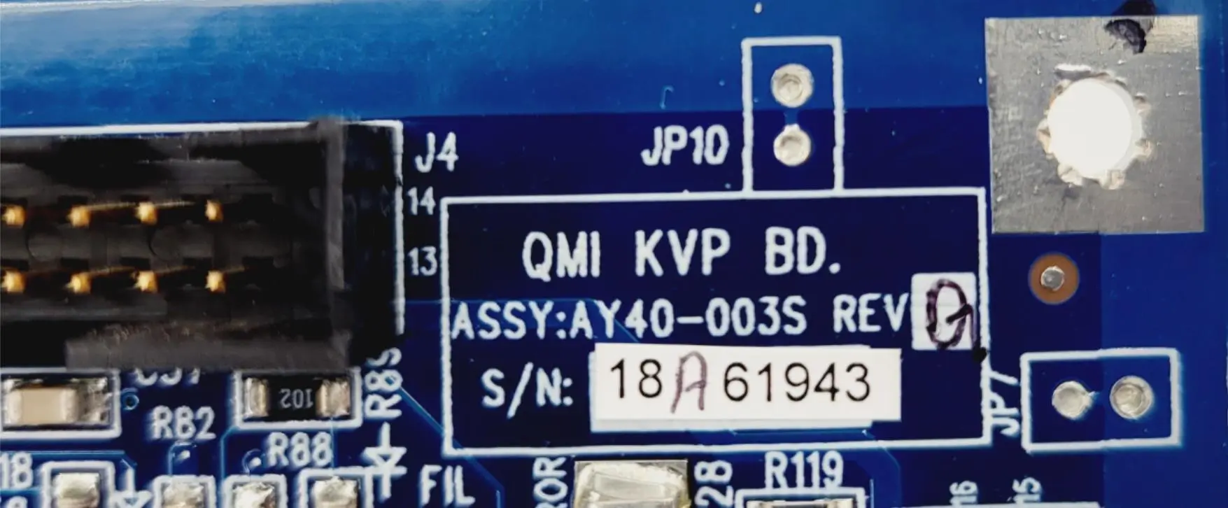 Carestream AY40-003S Rev G QMI KVP Board Assembly PC40-003S Rev D - Image 2