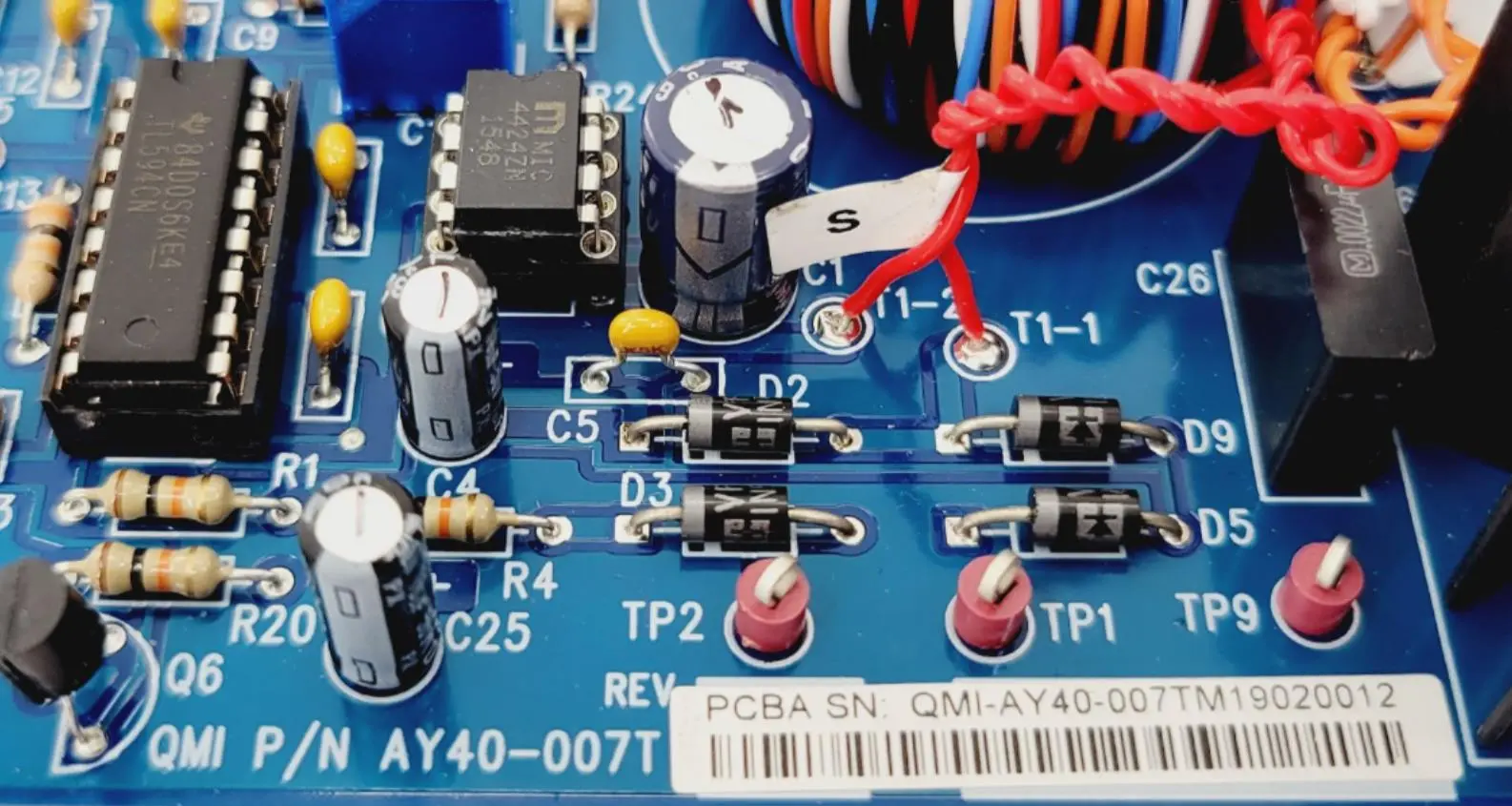 Carestream AY40-007T Filament Control Board Assembly PC40-007 Rev F - Image 2