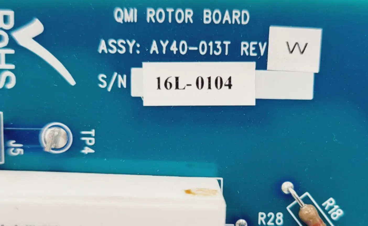 Carestream AY40-013T Rev W QIM Rotor Board Assembly PC40-013T Rev D - Image 2
