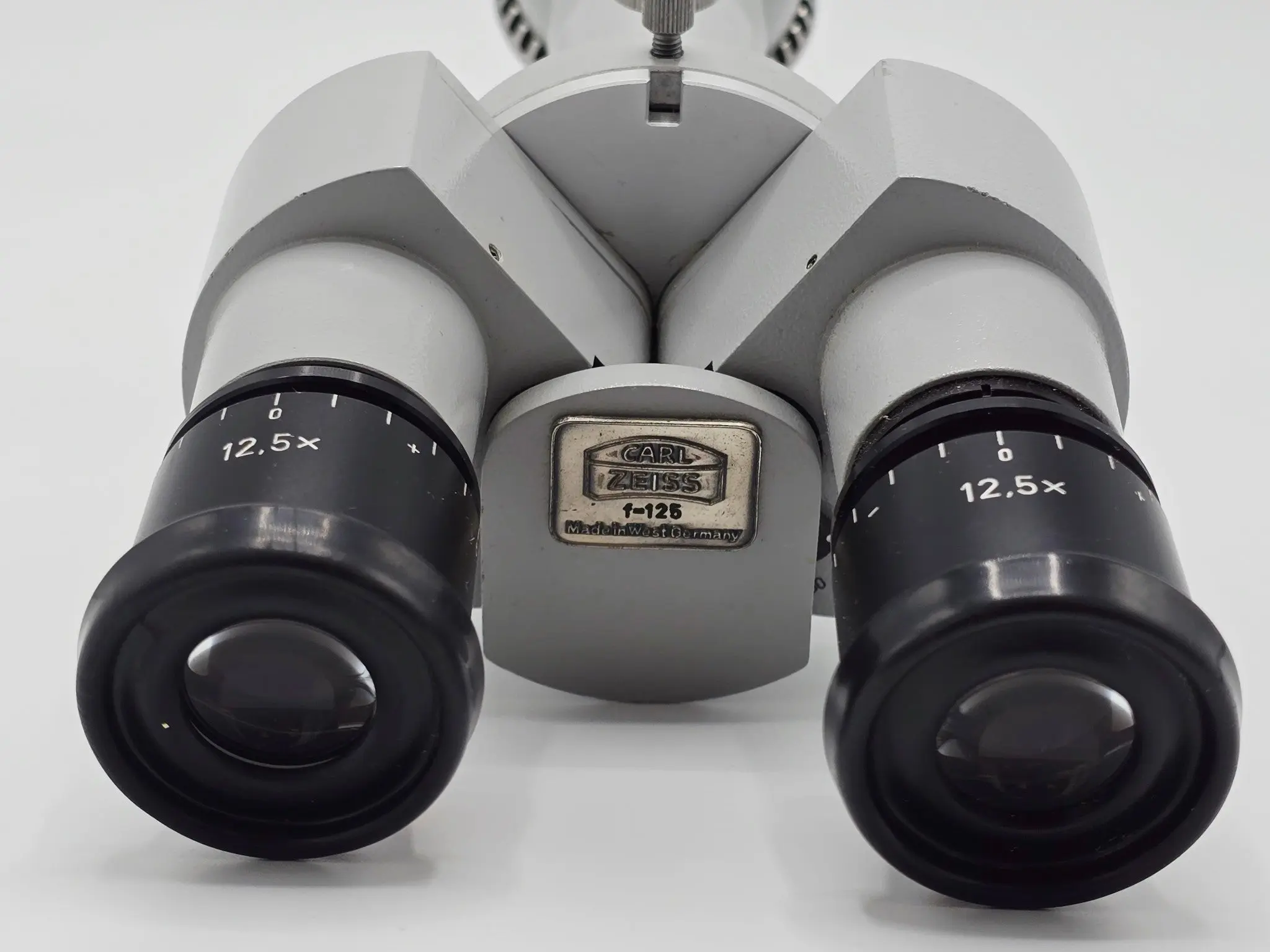 Carl Zeiss f=125 Microscope Binocular Head w/ 12.5x Eyepieces - Image 4