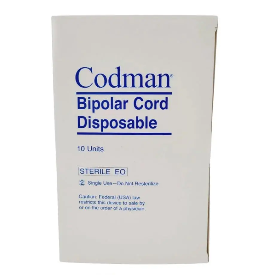 Codman 30-1538 Bipolar Cord Disposable 12' Box of 10