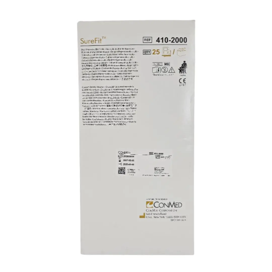 ConMed 410-2000 SureFit Dual Dispersive Electrode for Patients >4.4 lbs BX/25