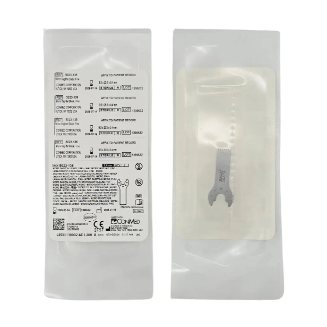 ConMed 5023-138 Micro Sagittal Blade Fine 9.5mm x 25.5mm x 0.4mm 1/EA