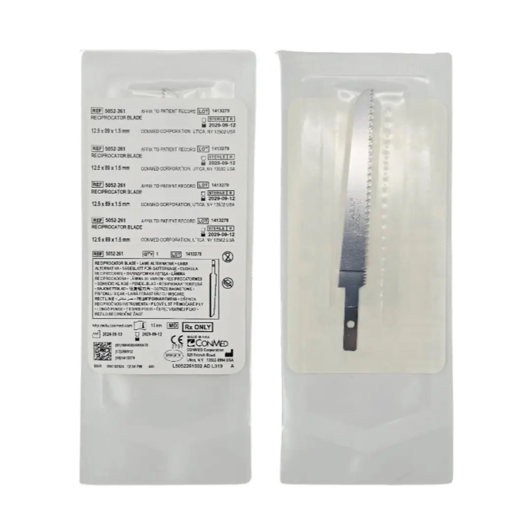 ConMed 5052-261 Reciprocator Blade 12.5mm x 89mm x 1.5mm 1/EA