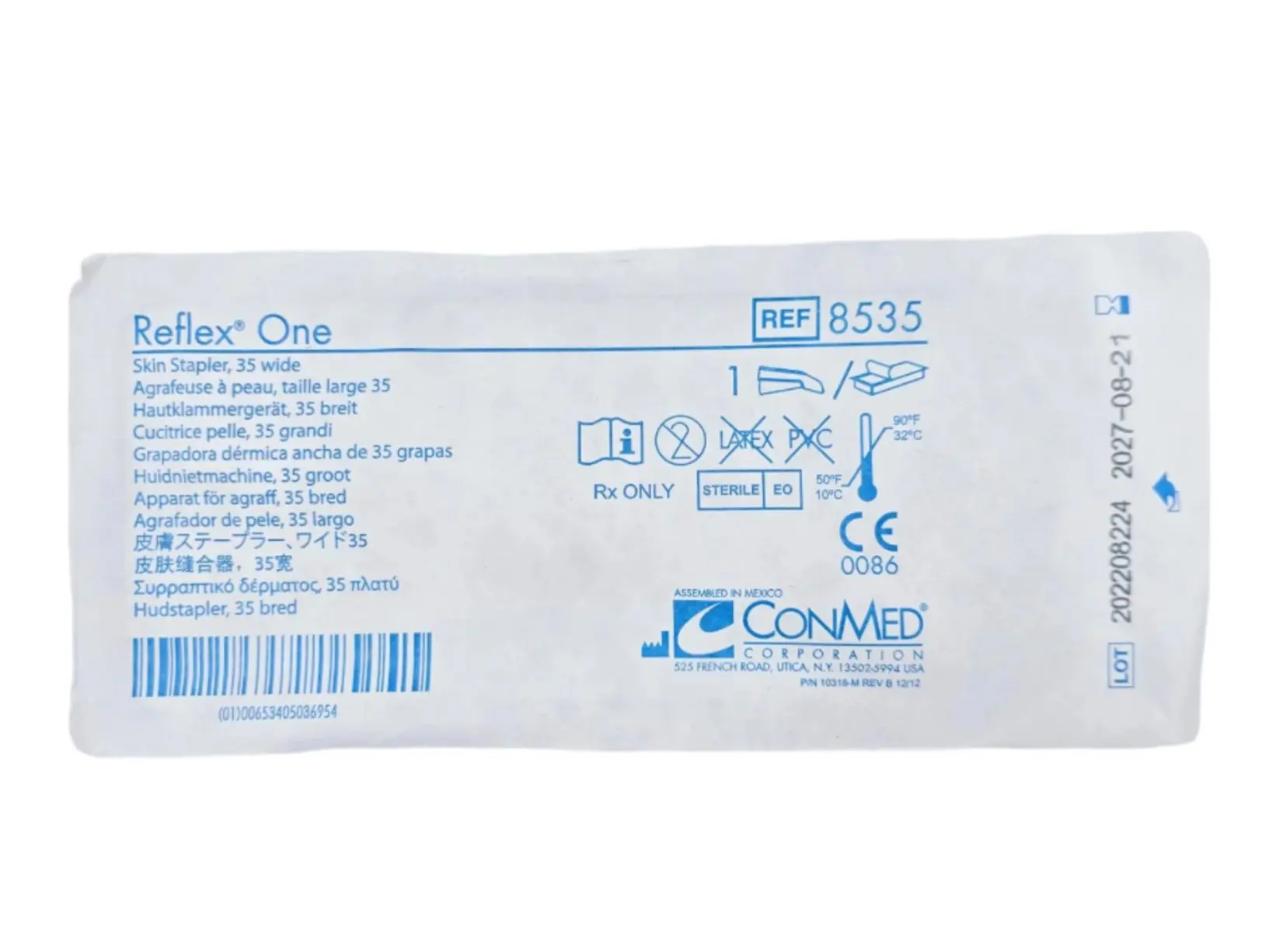 ConMed 8535 Reflex One Skin Stapler 35 Wide