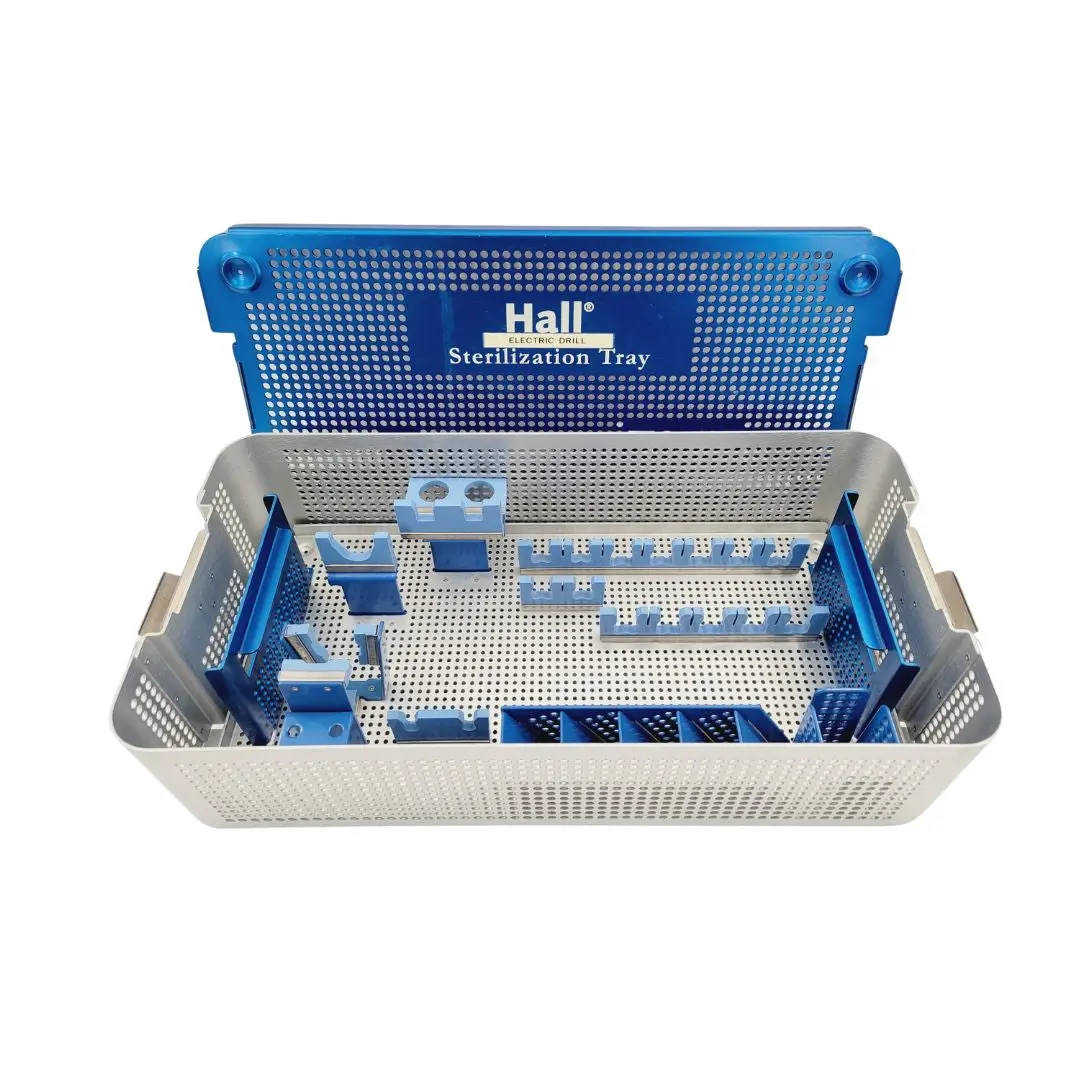 ConMed Hall PRO6000 Sterilization Tray w/ Battery Holders 20-1/8" x 10" x 5"