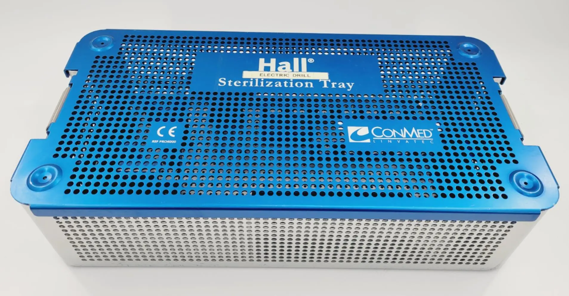 ConMed Hall PRO6000 Sterilization Tray w/ Battery Holders 20-1/8" x 10" x 5" - Image 3