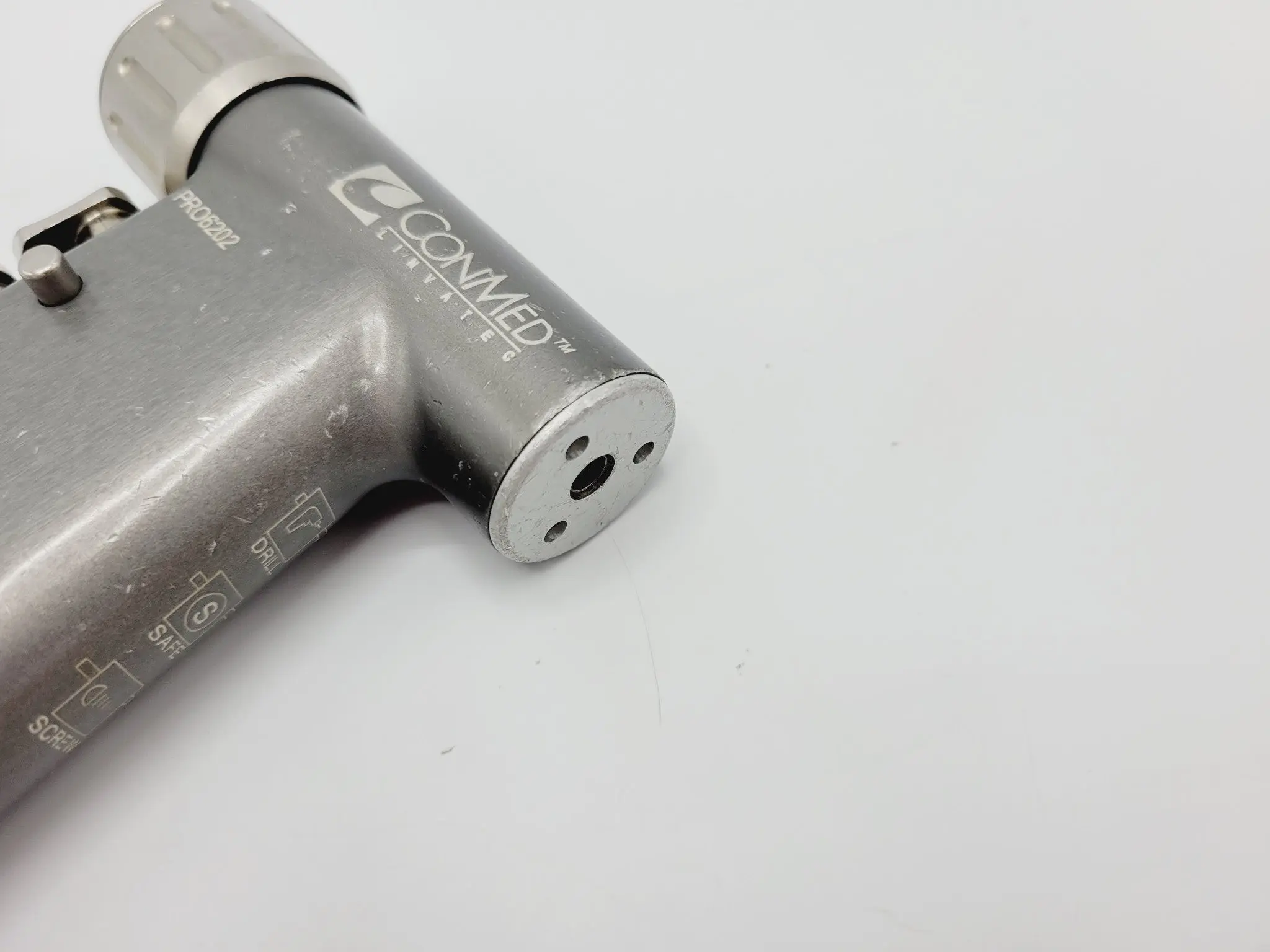 Conmed Linvatec Hall PRO6202 MPower Dual Trigger Drill Handpiece 6-7/8" - Image 2
