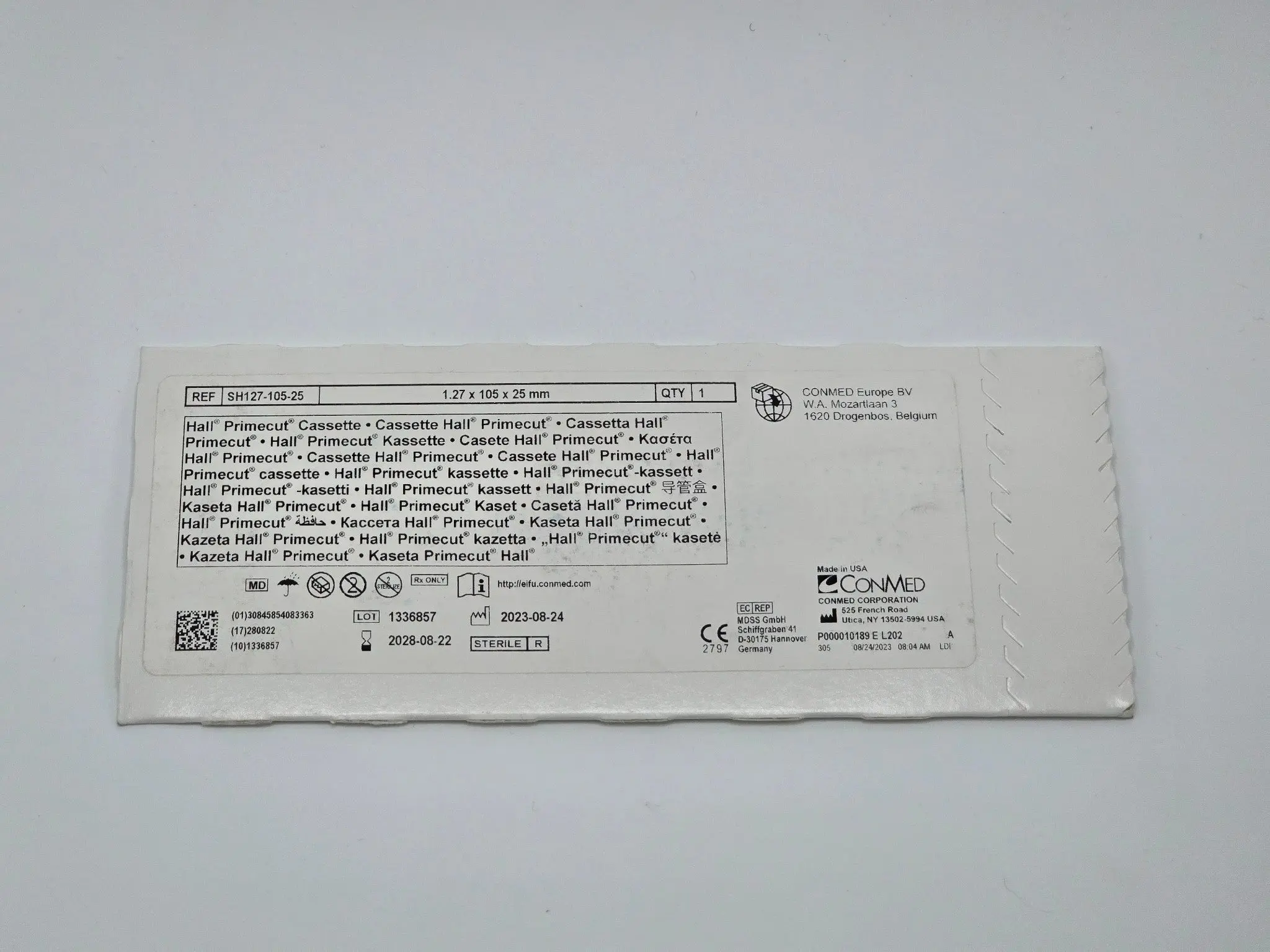 Conmed SH127-105-25 Hall Primecut Cassettes 1.27 x 105 x 25 mm NEW - Image 2