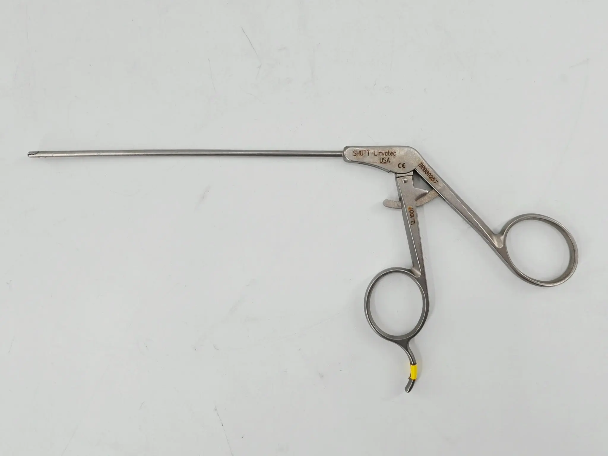 ConMed SHUTT-Linvatec 12.1001 2.75mm Straight Grasping Forceps Arthroscopy 9" - Image 2