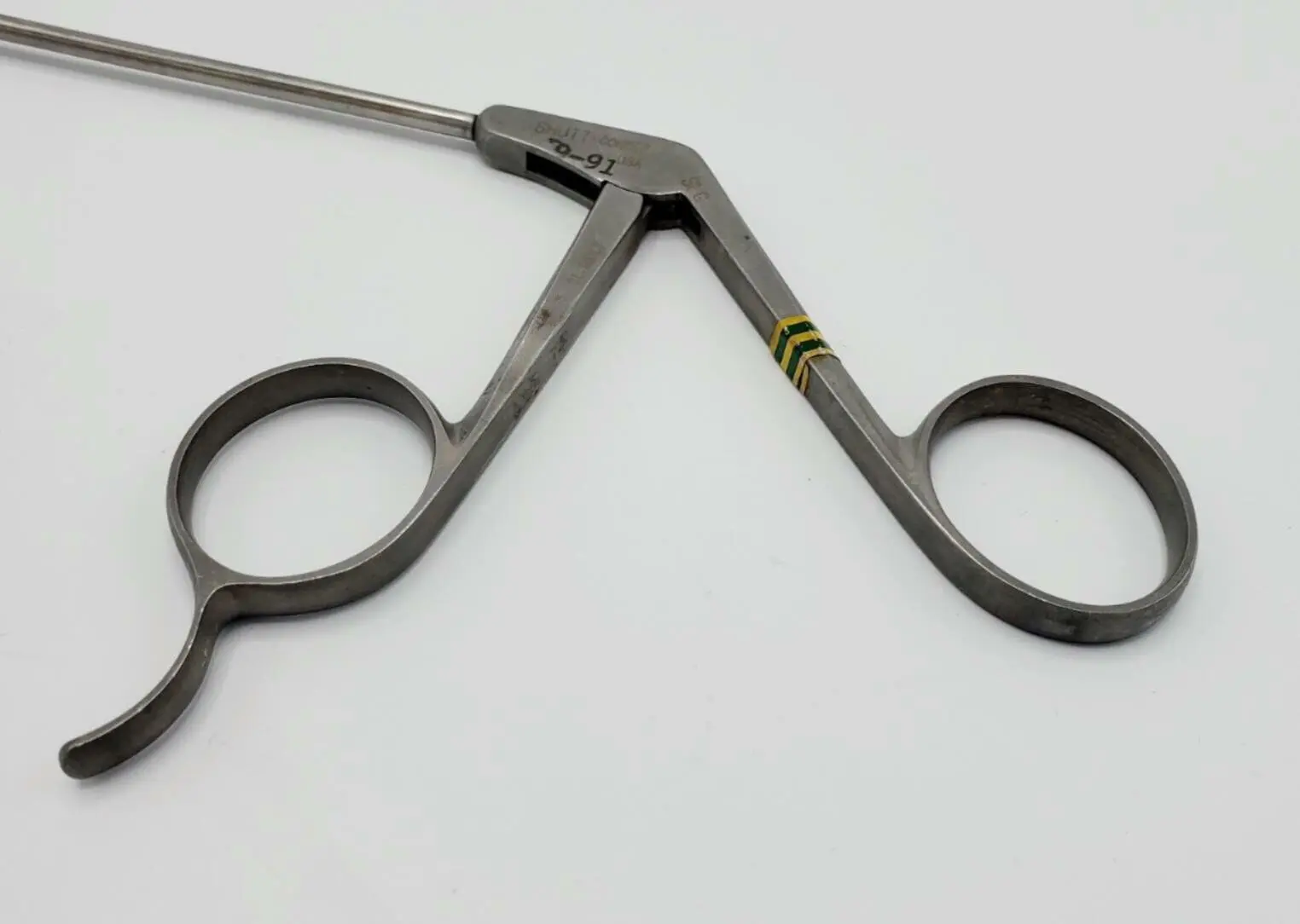 ConMed Shutt Linvatec 31.10013 Arthroscopy Forceps 3.4mm Blunt Curved Right 9" - Image 4
