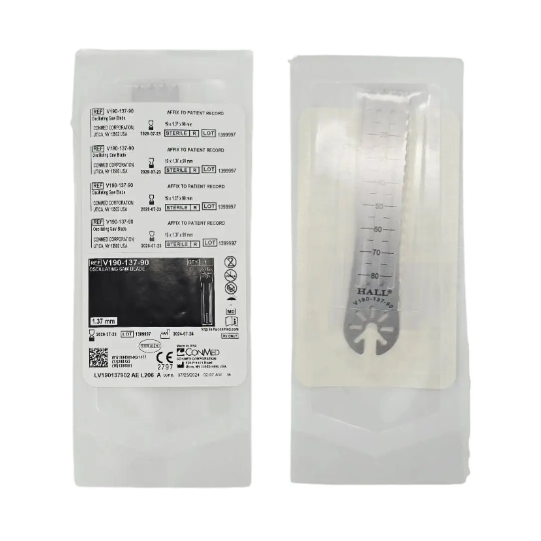 ConMed V190-137-90 Oscillating Saw Blade 19mm x 1.37mm x 90mm 1/EA