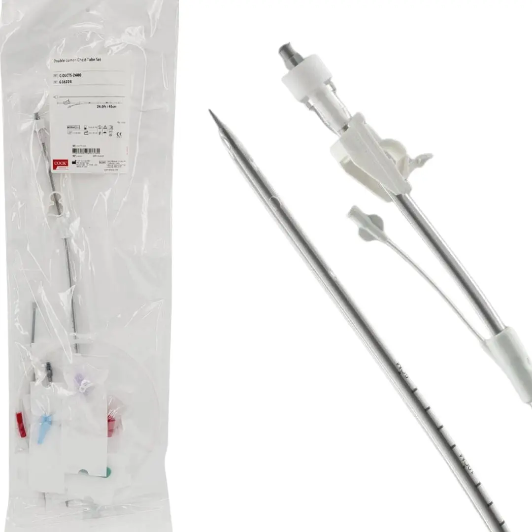Cook Medical G36224 Double Lumen Chest Tube Set
